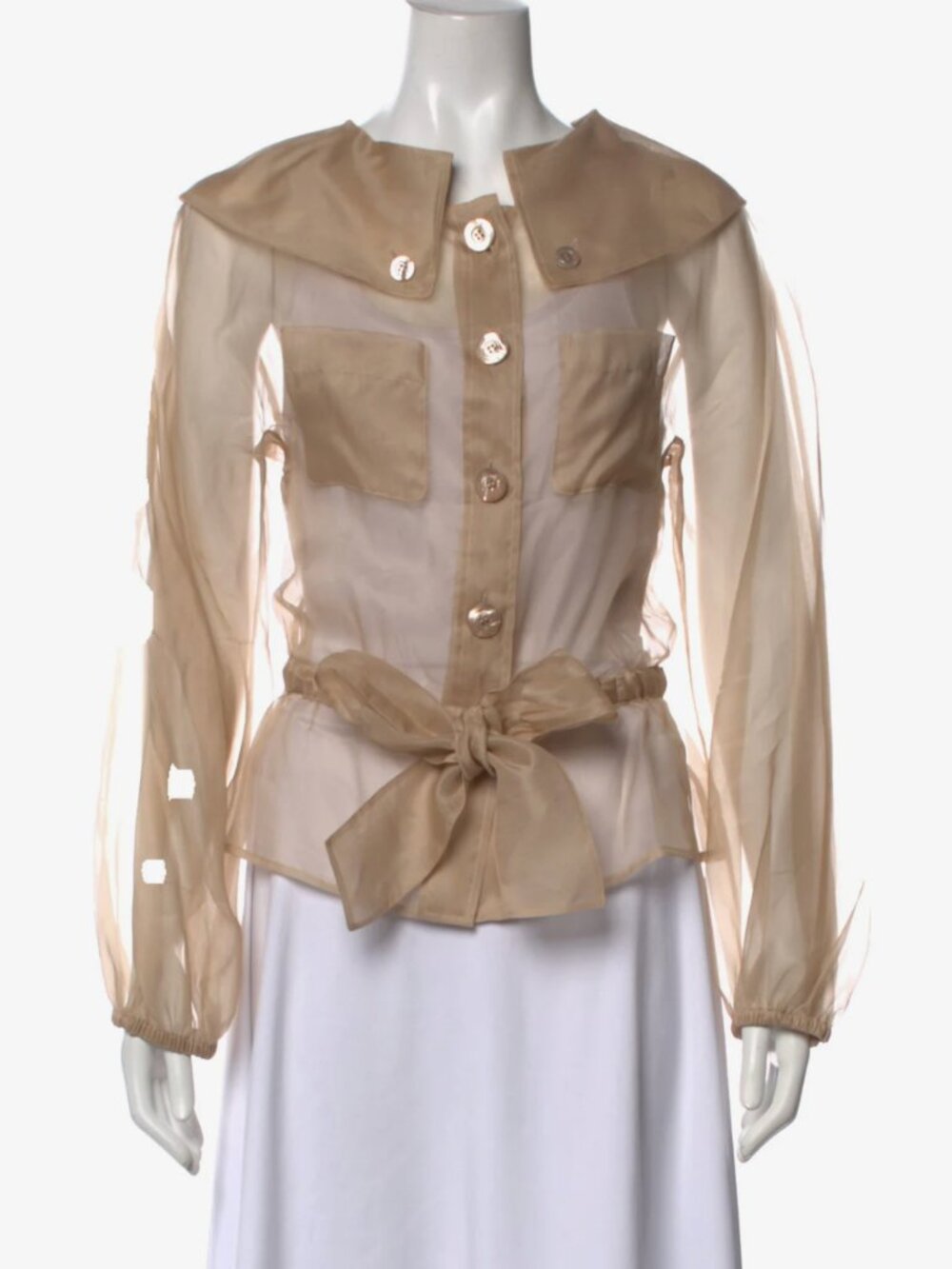 Escada  Silk Long Sleeve Blouse
